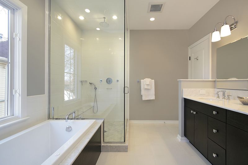 Elegant Shower and Tub Combo