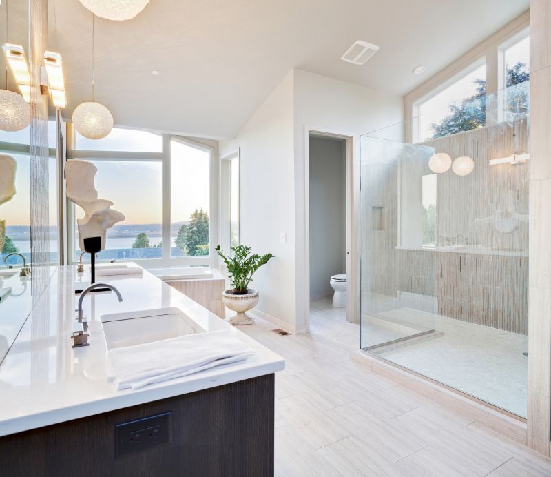 Open Layout Bathroom